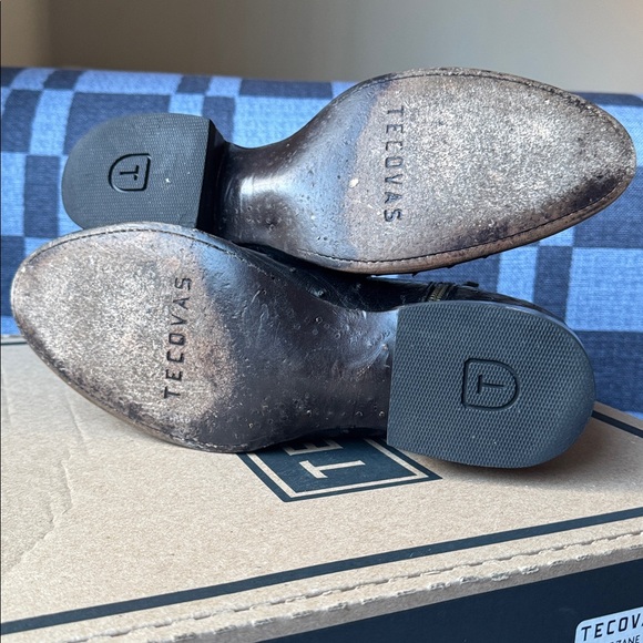 TECOVAS The Dean (previously The Zane) in Midnight Black Ostrich - Picture 5 of 8